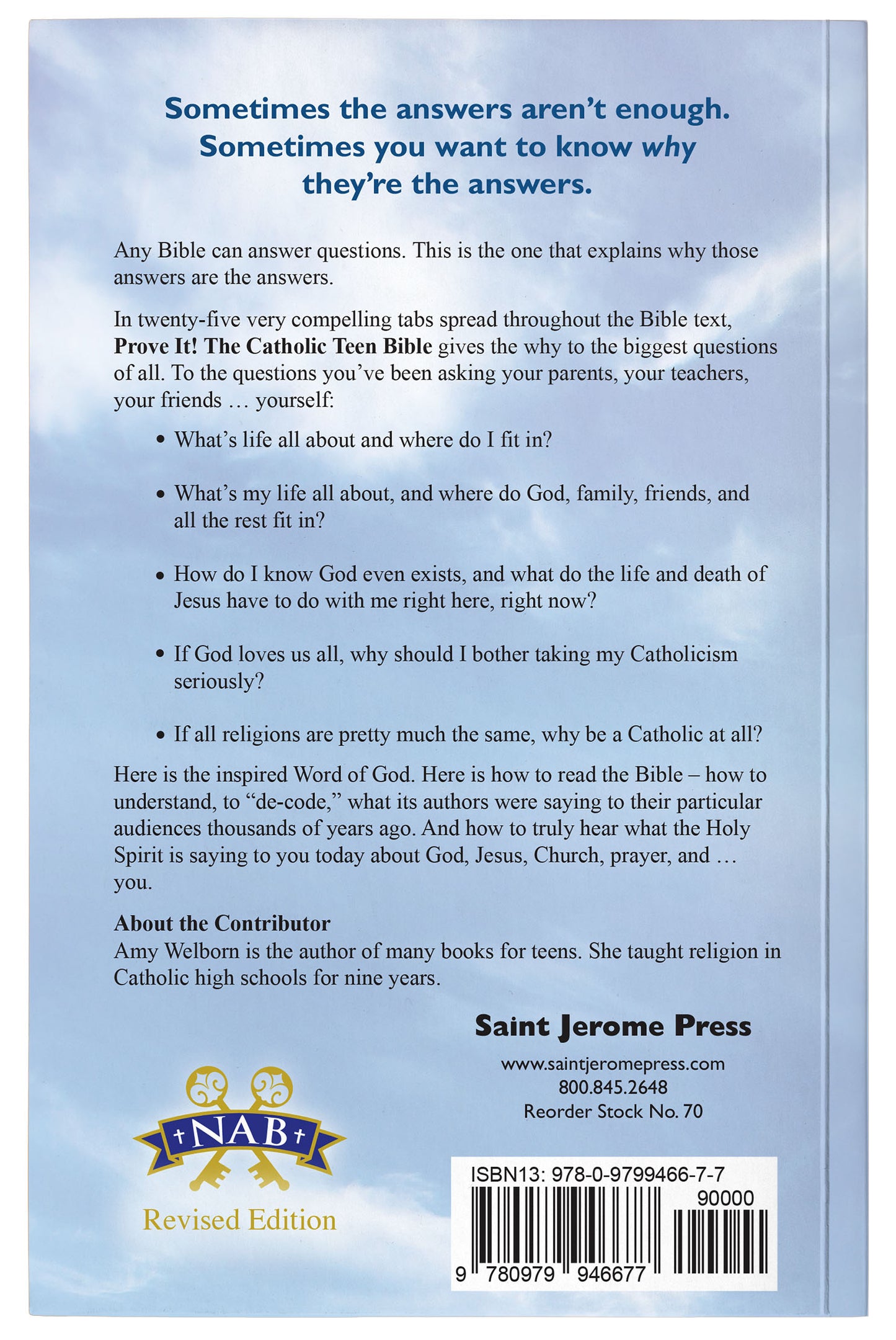 Prove It! - The Catholic Teen Bible